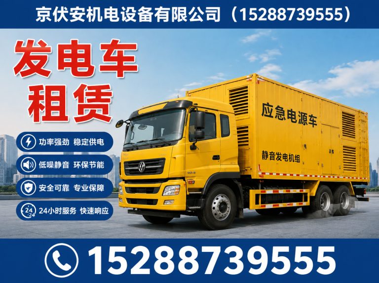 淮南发电车租赁展示图